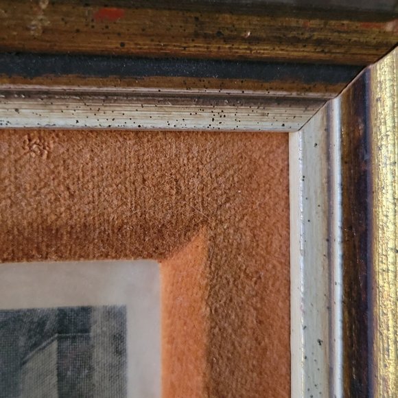 Vintage Framed Print Les Charmes De La Vie Engraving, French Art, French Decor - Picture 7 of 8